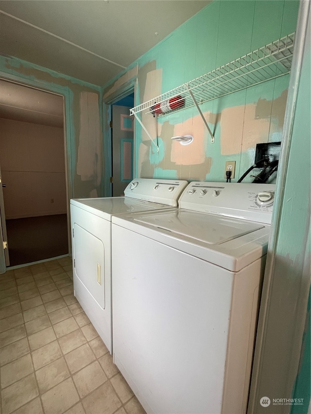 laundry area with washer and dryer