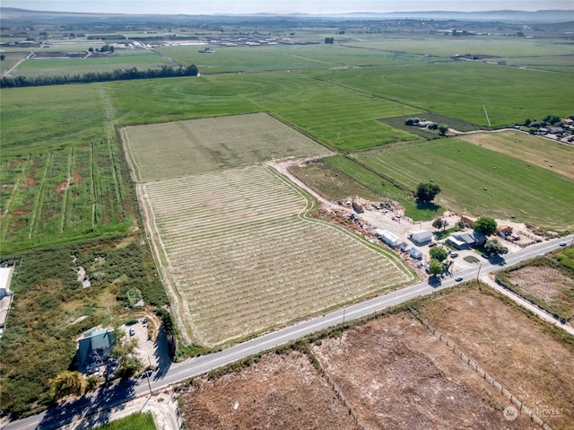 bird's eye view featuring a rural view