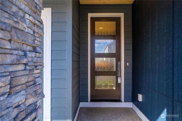 view of entrance to property