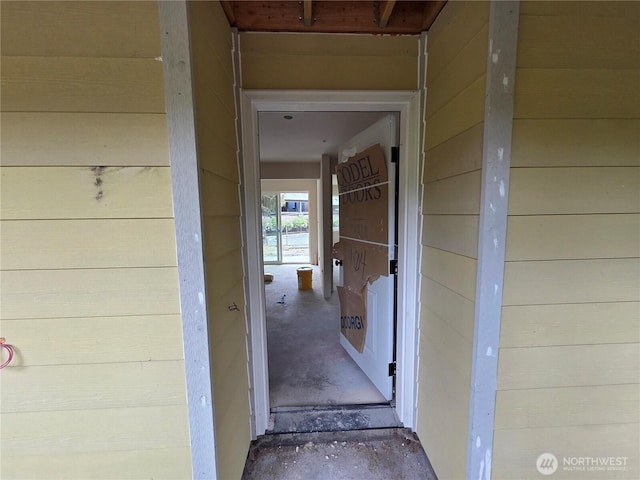 view of exterior entry
