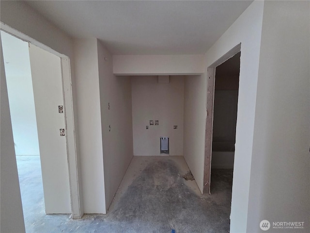 view of laundry room
