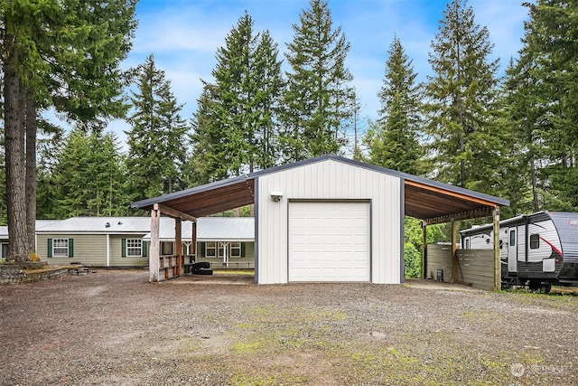 81 Hawthorn Ln, Easton, WA 98925 - garage with a garage and dirt driveway