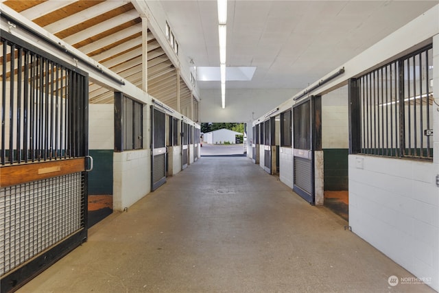 view of stable