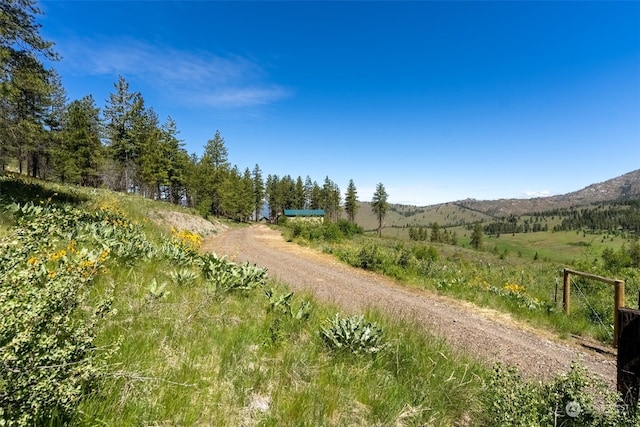 exterior space featuring a rural view