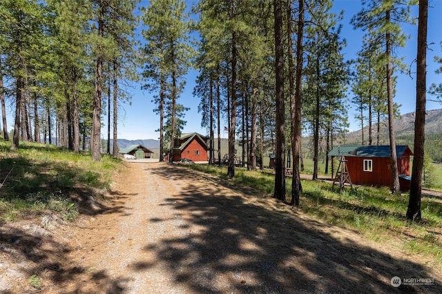 view of road