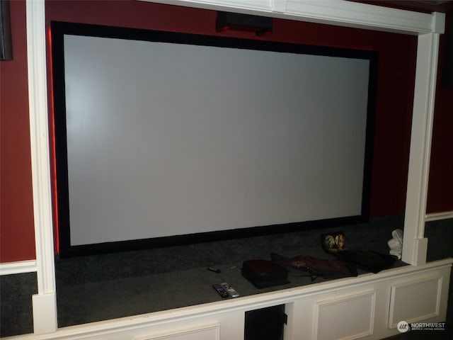 view of cinema room