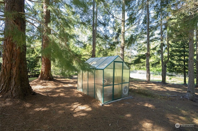 view of shed / structure