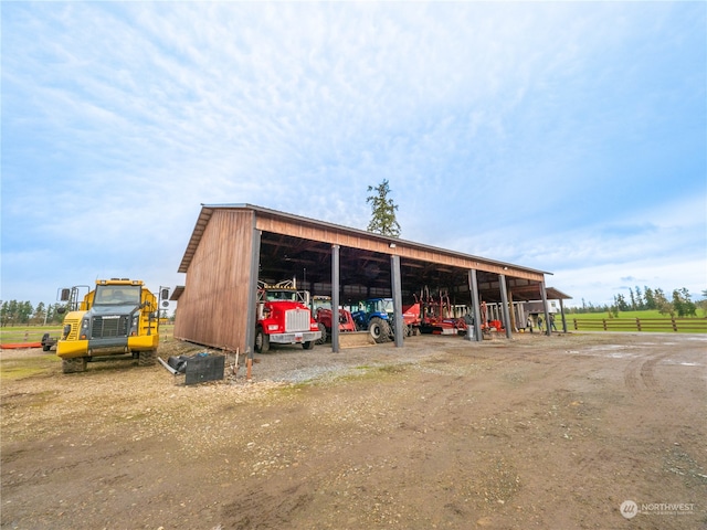 view of shed / structure