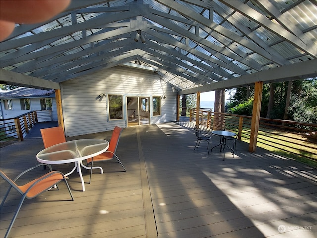 8167 Possession Ridge Ln, Clinton, WA 98236 - deck with a pergola