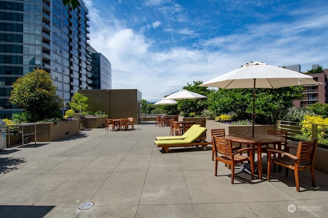 view of patio