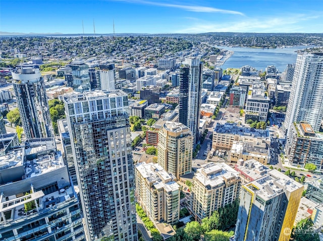 city view featuring a water view