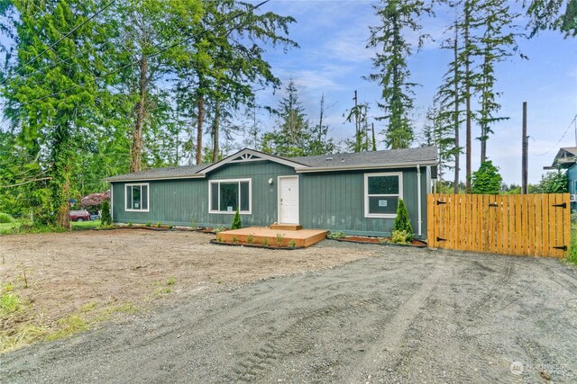 view of ranch-style house