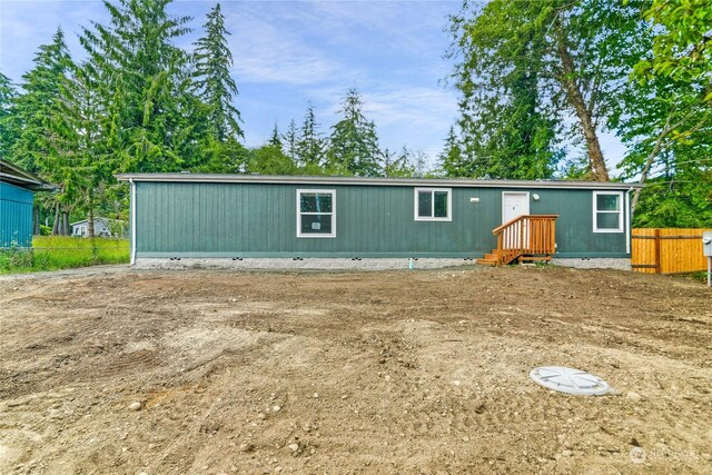 view of manufactured / mobile home