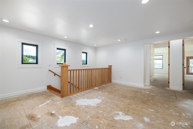 840 Shoshone Dr, La Conner, WA 98257 - spare room with plenty of natural light, recessed lighting, and baseboards
