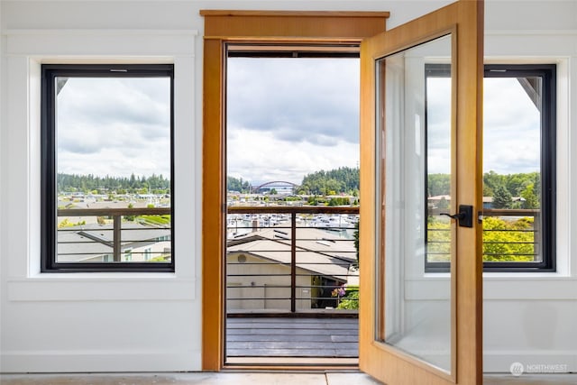 840 Shoshone Dr, La Conner, WA 98257 - doorway with healthy amount of natural light