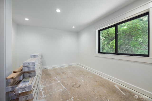 840 Shoshone Dr, La Conner, WA 98257 - spare room with baseboards and recessed lighting