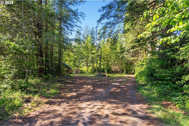 view of road