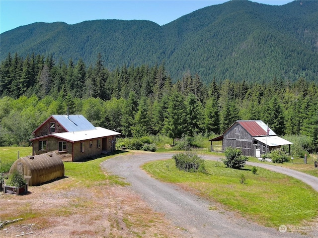 view of mountain feature