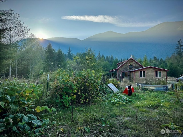 view of mountain feature