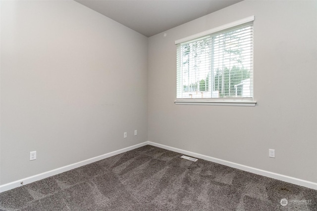 spare room featuring carpet flooring