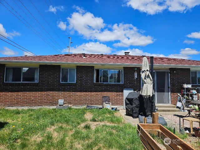 view of rear view of property