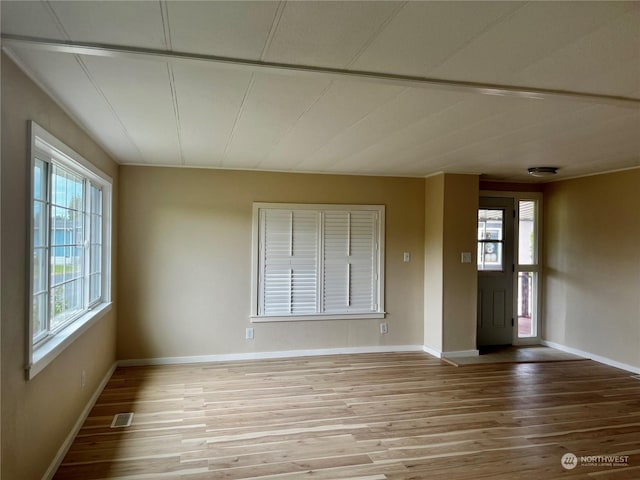 interior space featuring hardwood / wood-style floors