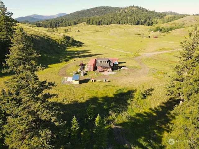 view of drone / aerial view