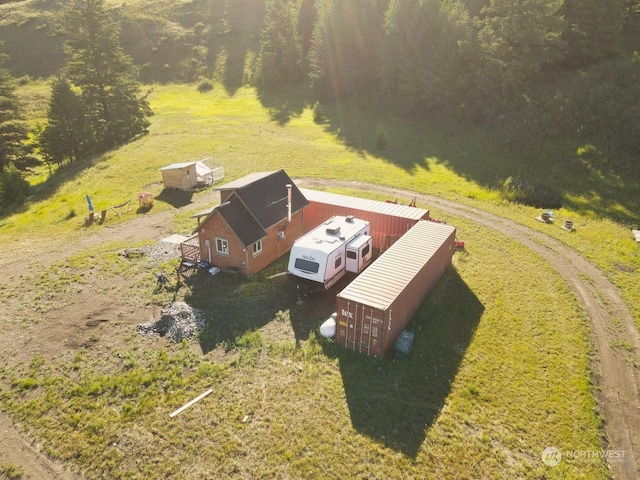 view of aerial view