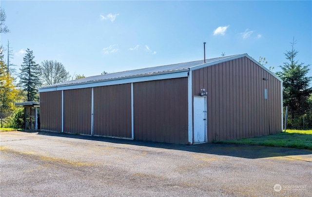 view of shed / structure