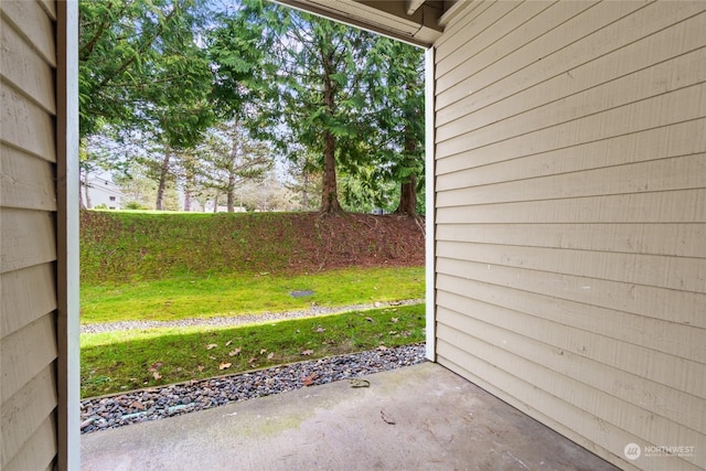 exterior space with a patio