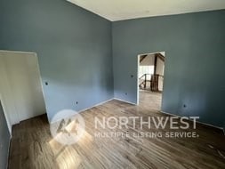 spare room featuring hardwood / wood-style flooring