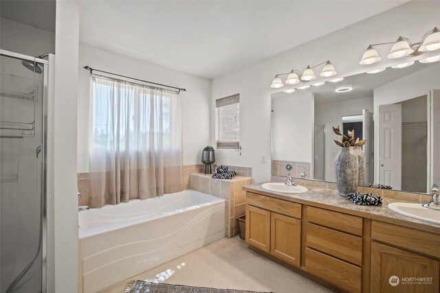 1735 SW 346th Pl, Federal Way, WA 98023 - bathroom featuring vanity and plus walk in shower