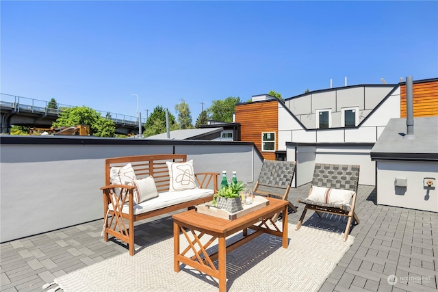 view of patio / terrace with outdoor lounge area