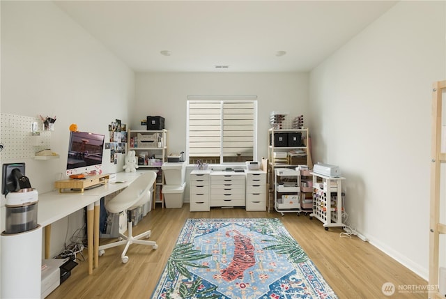4429 Hibiscus Cir SW, Port Orchard, WA 98367 - office area featuring wood finished floors