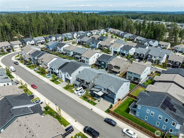 4429 Hibiscus Cir SW, Port Orchard, WA 98367 - aerial perspective of suburban area featuring a forest