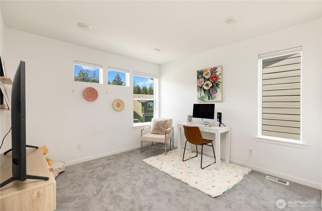 4429 Hibiscus Cir SW, Port Orchard, WA 98367 - office featuring carpet flooring and baseboards