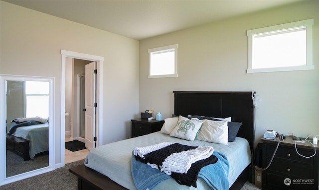 bedroom featuring carpet floors