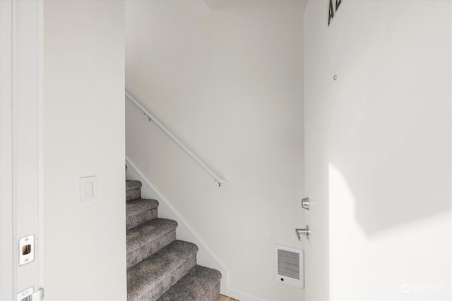 view of staircase
