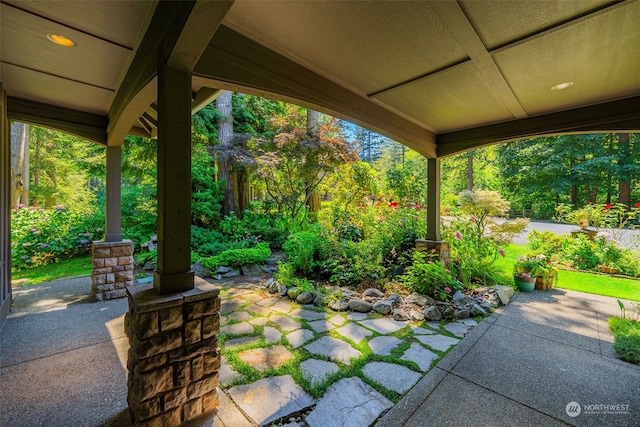 view of patio