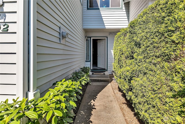 view of entrance to property