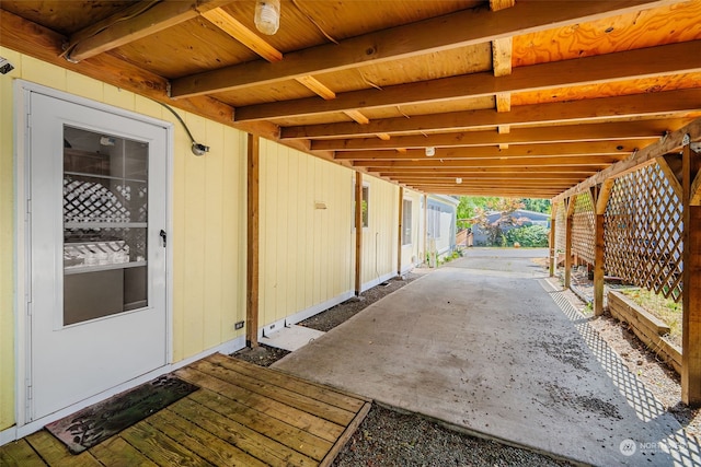 view of patio