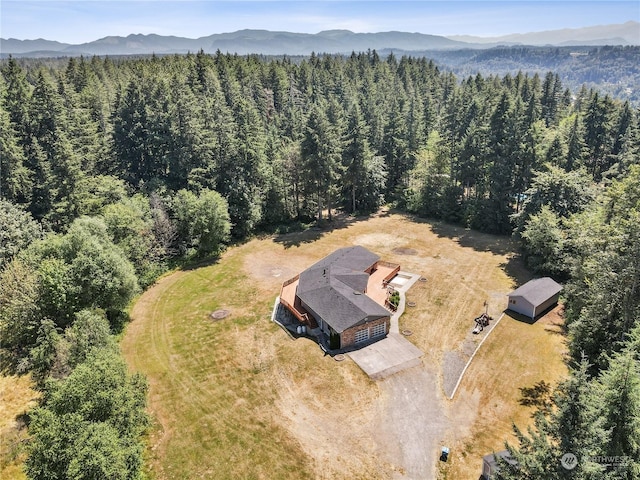 34210 206th Ave SE, Auburn, WA 98092 - bird's eye view featuring a wooded view and a mountain view