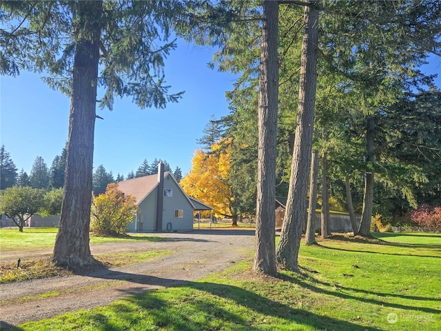 view of yard