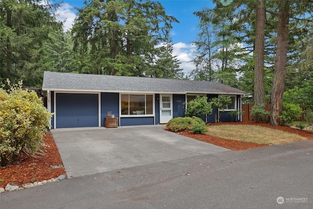 ranch-style house with a carport