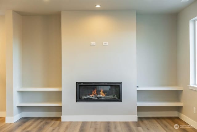 room details featuring hardwood / wood-style flooring