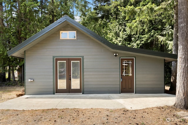 view of outbuilding