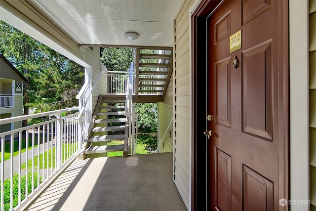 view of entrance to property