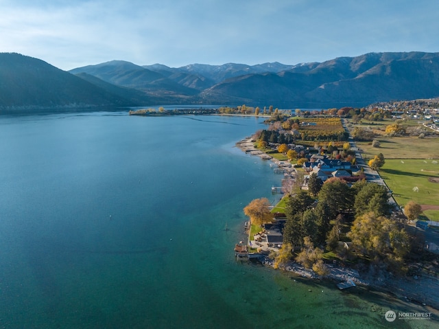 water view featuring a mountain view