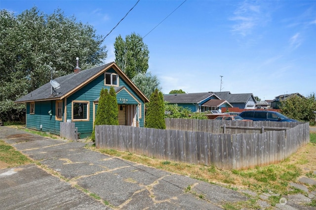 view of front of home