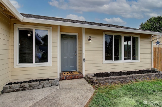 view of property entrance